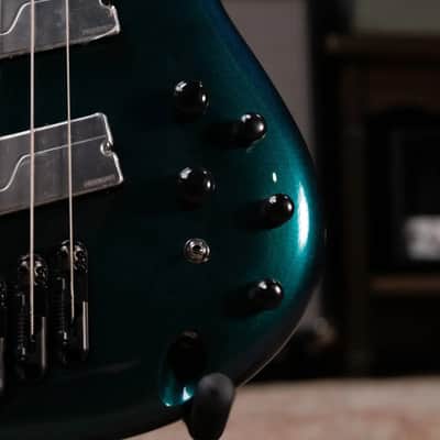 Ibanez Bass Workshop SRMS720BCM 4-String Multi-Scale Bass Guitar - Blue Chameleon image 11