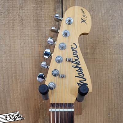 Washburn X-Series Electric Guitar Black Gloss Used image 3