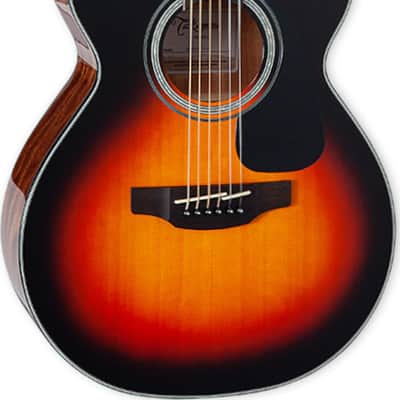 Takamine GF30CE Grand Concert Acoustic-Electric Guitar, Solid Spruce Top, Gloss Brown Sunburst image 2