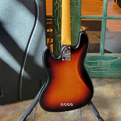 2025 Fender American Pro II Jazz Electric Bass 3 Tone Sunburst with Fender HSC image 14