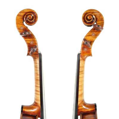 Strad Model 1715 Handmade Violin Outfit 4/4 Italian Spruce One-Piece Maple image 4