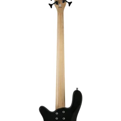 Warwick RockBass Artist Line Robert Trujillo Signature 4-String Bass Guitar, Black Satin (No Bag), RBG55851619 image 6