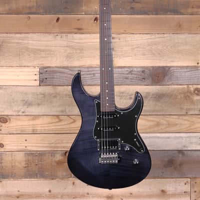 Yamaha PAC612VIIFM Pacifica Electric Guitar Translucent Black image 4