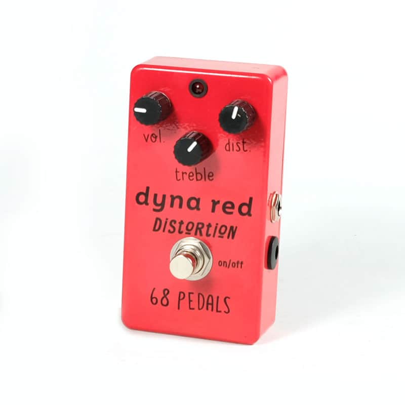 68pedals dyna red distortion pedal handmade by Bin,price included tax from CN to USA image 1
