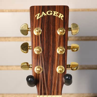 Zager ZAD-80 Acoustic Guitar Signed W/ Case image 3