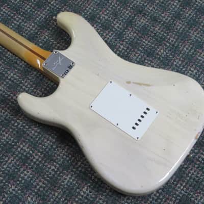 2017 Fender Custom Shop Eric Clapton Journeyman Relic Stratocaster Aged White Blonde! w/OHSC&COA image 3