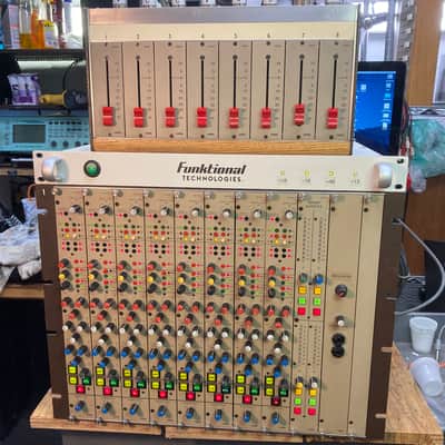 Cadac 8 Channel Mic Pre Eq Input x 4 Output 8x4 “G Type” Mixer Rack w/ Fader Unit • Vintage image 2