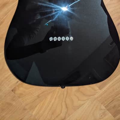 Fender Telecaster Deluxe Thin-line , Custom style with 2-Humbuckers, 2008 - Black, USA Fender logo Bigsby B-5, Schaller Roller Bridge, WARMOUTH RADIUS Neck, Sperzel staggered locking tuners, ships in Hard Shell case! image 4
