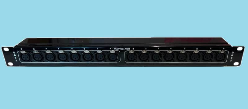 NETWORKSOUND MAMBA 16 XLR DB25 パッチベイ Mamba 16 XLR Female to 2 DB25 1RU Patch Bay | Reverb