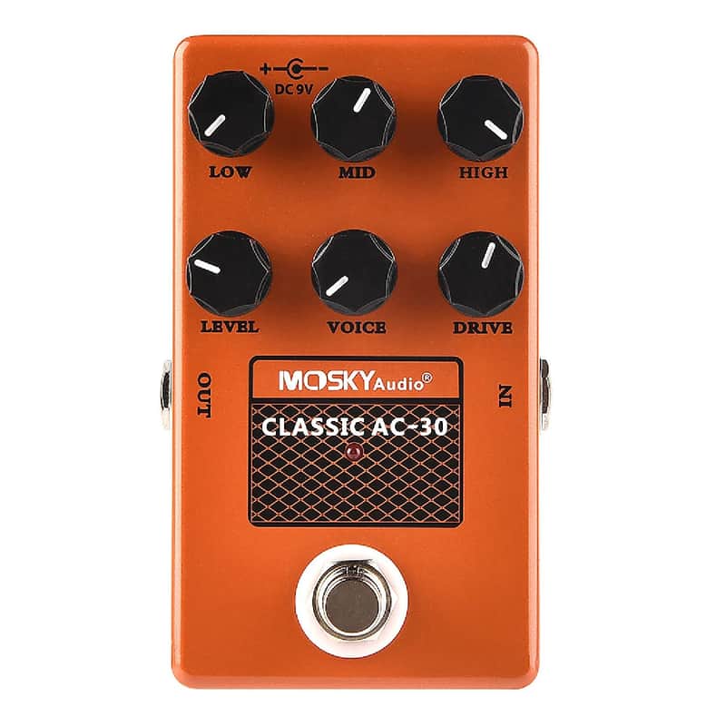 Mosky Audio Classic AC-30 Speaker Simulation Level Drive Voice Guitar Effect Pedal image 1