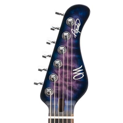 Mayones Aquila Elite S 6 Transparent Dirty Purple Blue Burst (483) image 12