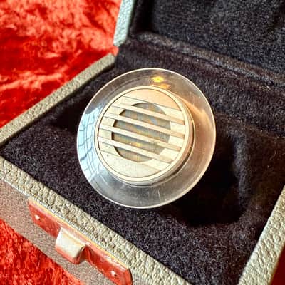 Telefunken Schoeps M934-B cardioid Omni tube microphone capsule c 1960 - Nickel original vintage Germany m222 m221b image 2