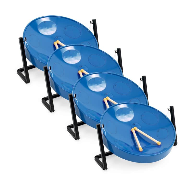 Panyard Table Top Steel Pan, Blue (JJ3050-BL-4PK) image 1