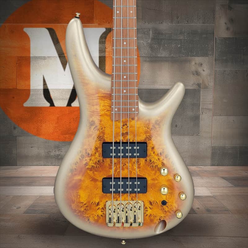 Ibanez SR Standard 4 String Electric Bass - Mars Gold Metallic Burst (SR400EPBDXMGU) image 1