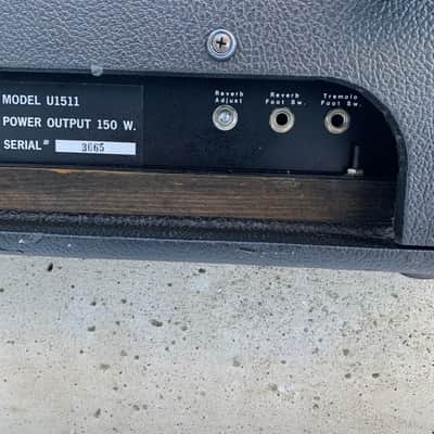1974 Univox U1511 150W Amplifier [Fully Serviced] image 8