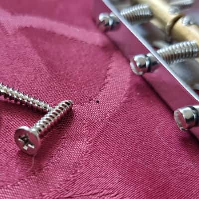 Fender Telecaster Bridge 2023 - Chrome / Brass image 6