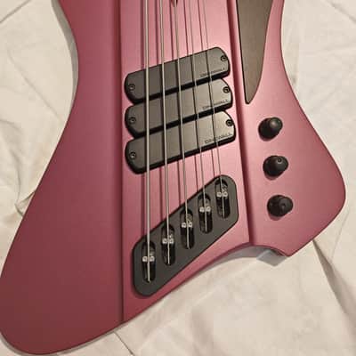 Dingwall used D-Roc Custom 5 Burgundy Mist image 2