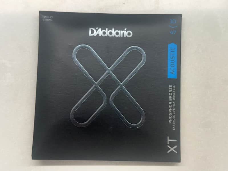 D’Addario XT Phosphor Bronze 10-47 12 String SET image 1