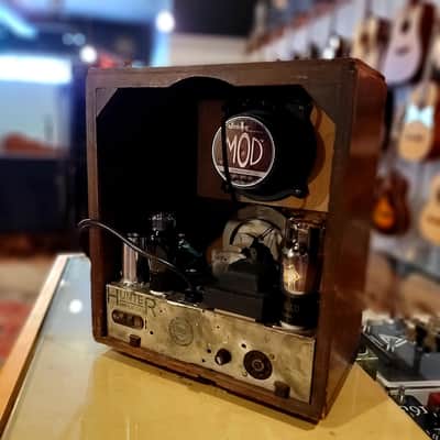 Hunter Amplifiers - 1937 Crosley Fiver Tube Radio Princeton 5F2A Conversion Guitar Amp image 4