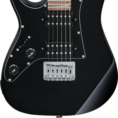 Ibanez GRGM21L-BKN GIO RG miKro Electric Guitar 6-String Lefty - Black Night image 7