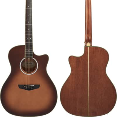D'Angelico Excel Gramercy Grand Auditorium Acoustic - Electric Guitar - Autumn ... image 6