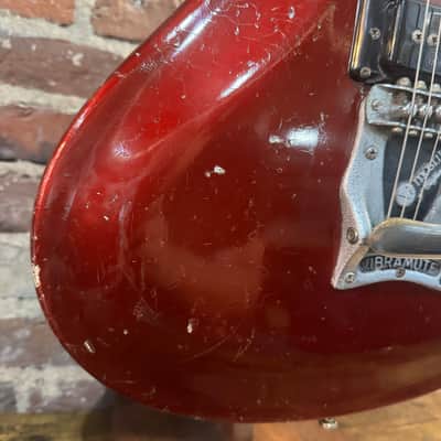 Mosrite The Ventures Model Electric Guitar *RARE* (1964 - Candy Apple Red) image 2