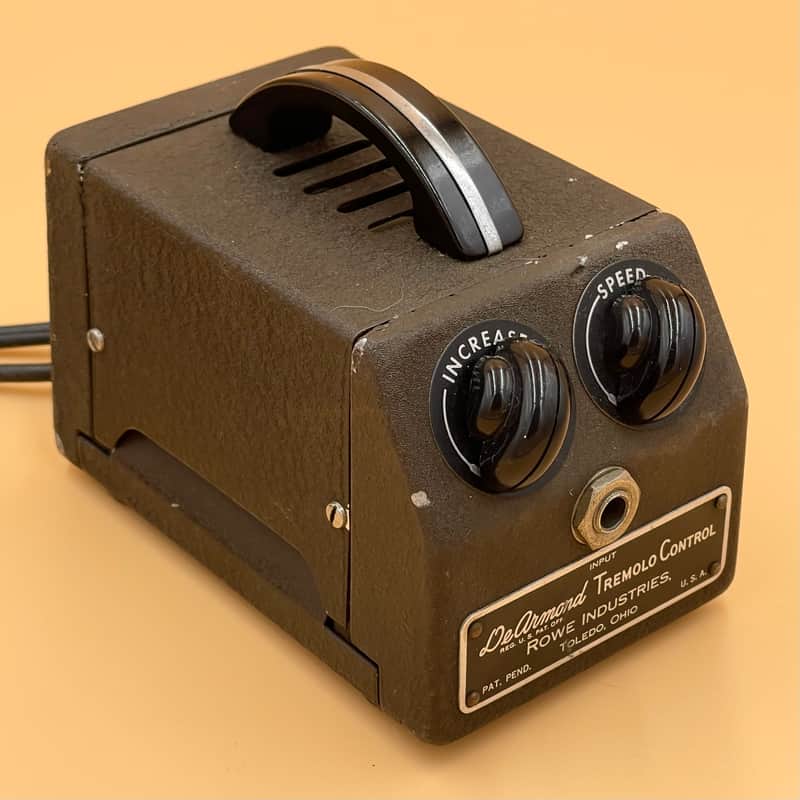 1955 DeArmond Rowe Tremolo Control Model 60-A Vintage Original Trem Vibrato Effects Unit All Original Serviced & Working Rare image 1