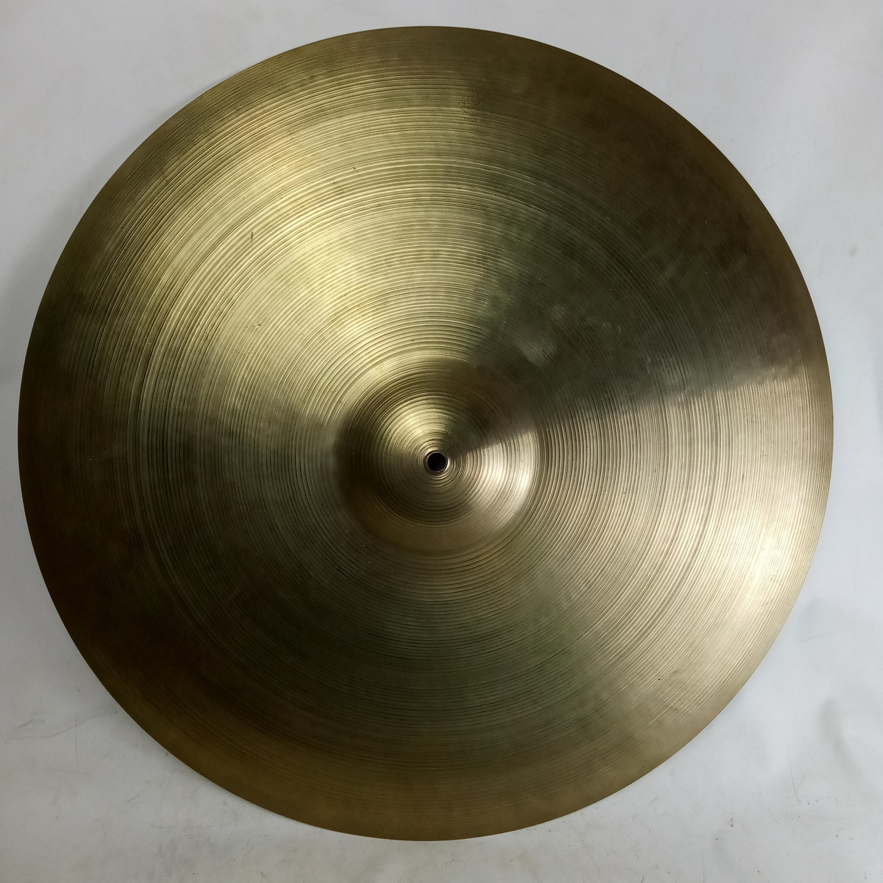 Zildjian 24"Paper-Thin 60s 2972g Ride/Crash Cymbal Avedis B20 A Jazz Vintage USA — main photograph