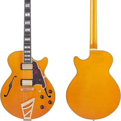 D'Angelico Excel SS Semi-hollowbody Electric Guitar - Vintage Natural image 6