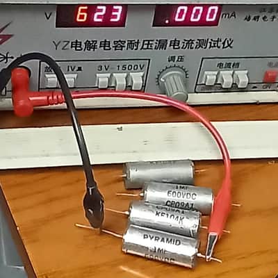 4 pieces PYRAMID CP09 paper in oil capacitor 0.1uF 600V image 10