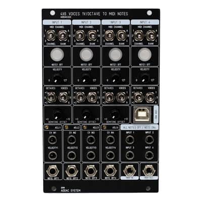 ADDAC 222 CV To Notes Eurorack MIDI/CV Module image 1