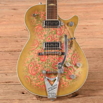 Gretsch Custom Shop Stephen Stern Masterbuilt G6128 Custom Shop Gold Paisley 2018 - Zac Brown image 1