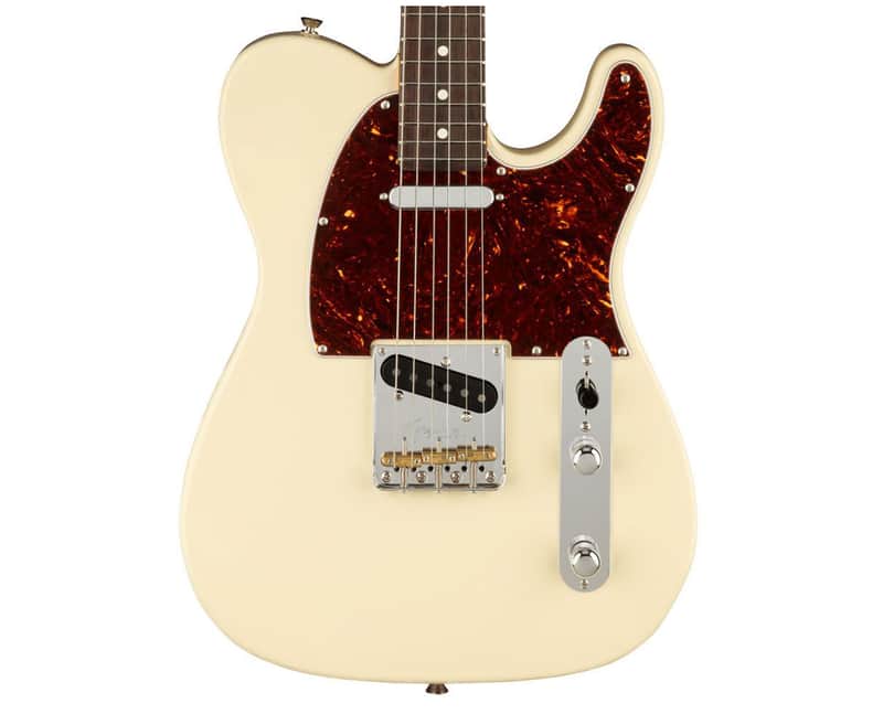 Used Fender American Professional II Telecaster Olympic White w/ Rosewood FB image 1