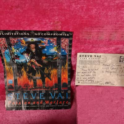 Ibanez Steve Vai Owned Signed JEM Universe 7-String White Electric Guitar w/ OHSC image 17
