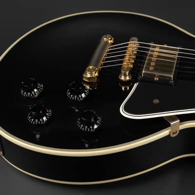 2021 Gibson Custom Shop Historic '57 Les Paul Custom Black Beauty Reissue - Ebony VOS | USA Vintage Long Neck Tenon No Weight Relief 4.18kg | CoA OHSC image 20
