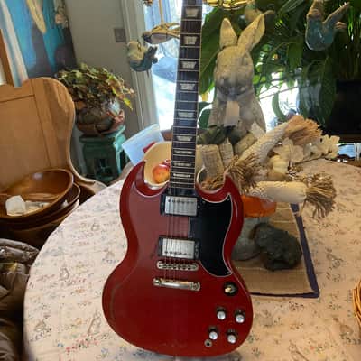 Gibson '61 SG / Les Paul Reissue with Deluxe Vibrola 1999 - 2002 - Heritage Cherry image 23
