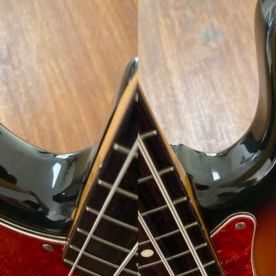 Fender Precision Bass, ‘62, LEFT HAND, 3 Tone Sunburst, 1991 image 6