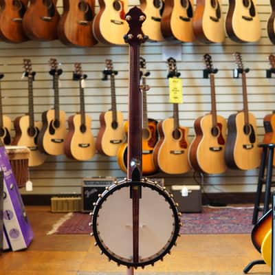 OME USA Juniper 12" Curly Maple Open Back Banjo w/Hard Case image 6