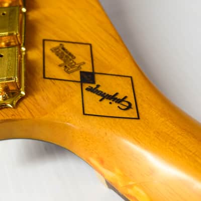Epiphone '58 Korina Explorer Left-Handed (DEMO, Neck Repair)- Aged Natural image 13
