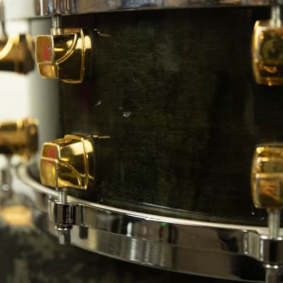 Yamaha 5.5x14 Maple Custom Ebony Lacquer Snare Drum image 12