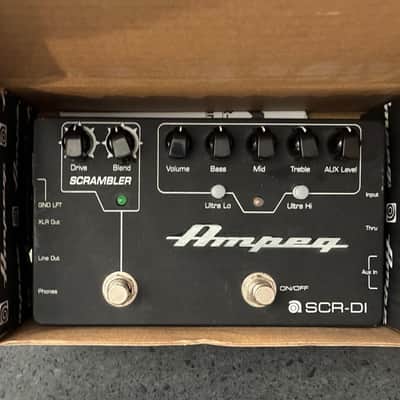 Ampeg SCR‑DI Bass DI Preamp with Scrambler Overdrive 2010s - Black image 3