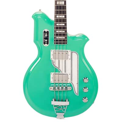 Airline Guitars MAP Bass Short Scale Seafoam Green image 1