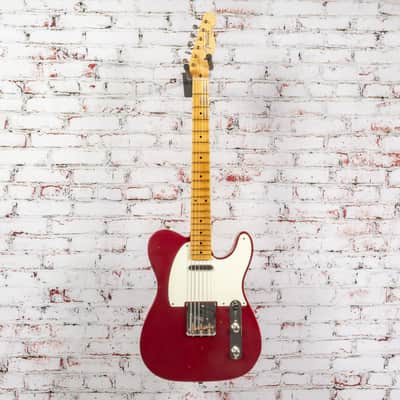 Fender - Custom Shop 1958 Top Loader Telecaster Journeyman Relic - Electric Guitar - Firemist Red - with  Hardshell Case - x8877 (9235700216-8877) image 2