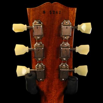 Gibson Custom 1958 Les Paul Standard Reissue Carmelita Carve VOS Electric Guitar - Faded Tobacco image 6