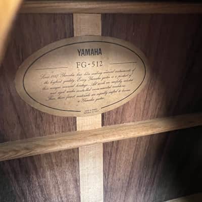 Used Yamaha FG-512 12-String Acoustic Guitar image 7