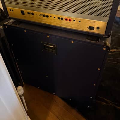 Series 3-Channel Marshall 6100 30th anniversary 100-Watt Guitar Amp and cab 1992 - 1997 - Blue image 3