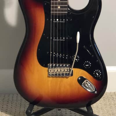 Warmoth Stratocaster 2017 Black-Red-Yellow Burst w/ Roasted Maple Neck & Rosewood Fingerboard image 2