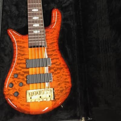 Spector Euro6 LX Ultra Amberburst with hard shell case image 10