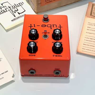 1980's Bartolini Tube-it Overdrive Booster Distortion * Museum Condition * NMINT, BOX, PAPERS image 6