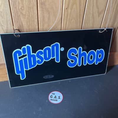 RARE 1980's Gibson SHOP (Dealer) SIGN (New Old Stock NOS) image 6